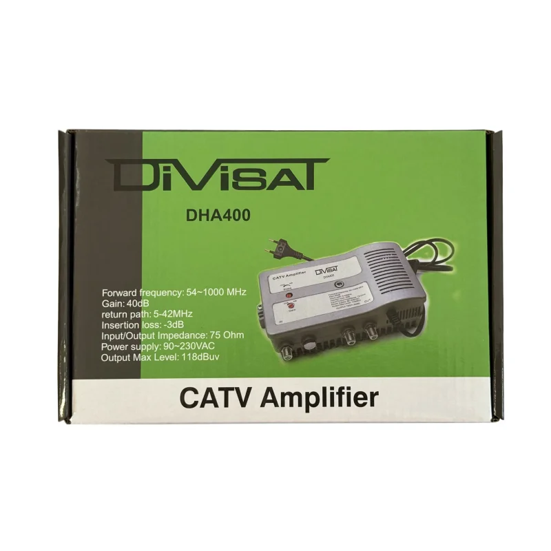 DİVİSAT DHA 400 Hat Yükseltici Amplifier (40dB)